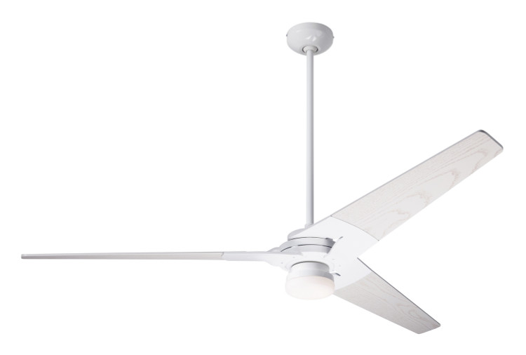Modern Fan Co - TOR-GW-62-WW-271-003 - 62Ceiling Fan - Torsion - Gloss White