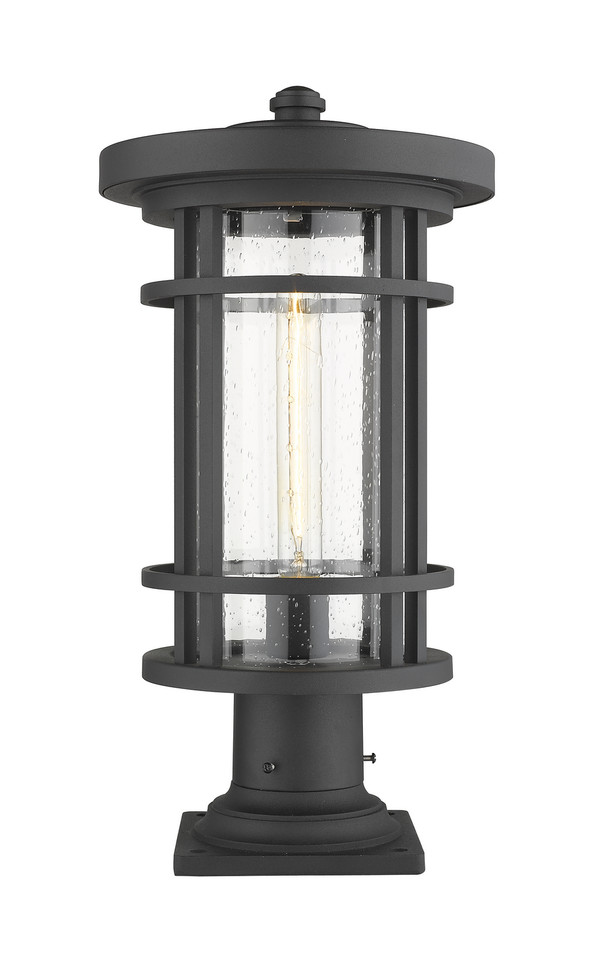 Z-Lite - 570PHB-533PM-BK - One Light Outdoor Pier Mounted Fixture - Jordan - Black