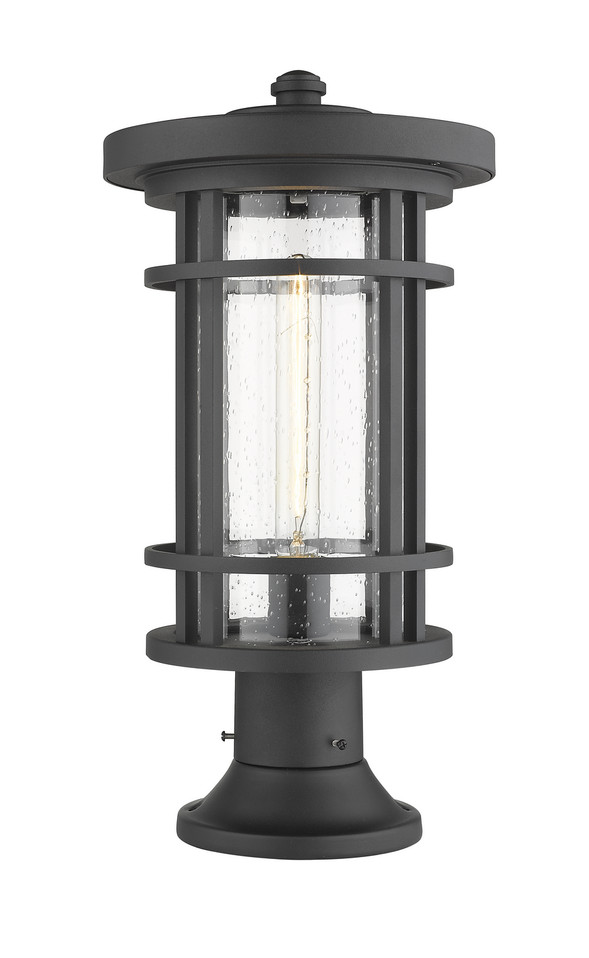 Z-Lite - 570PHB-553PM-BK - One Light Outdoor Pier Mounted Fixture - Jordan - Black