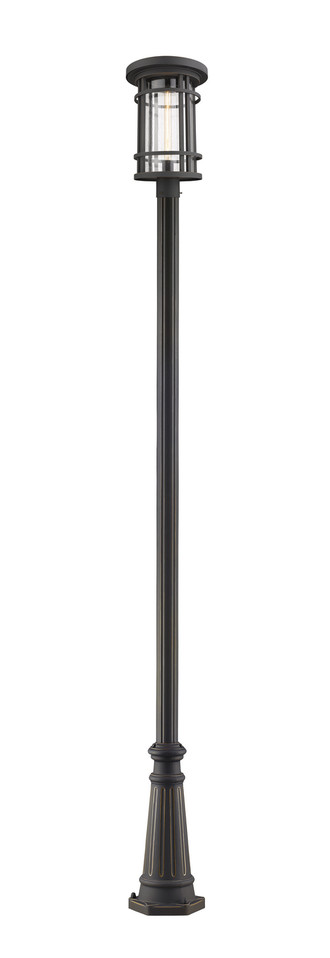 Z-Lite - 570PHXL-519P-ORB - One Light Outdoor Post Mounted Fixture - Jordan - Oil Rubbed Bronze