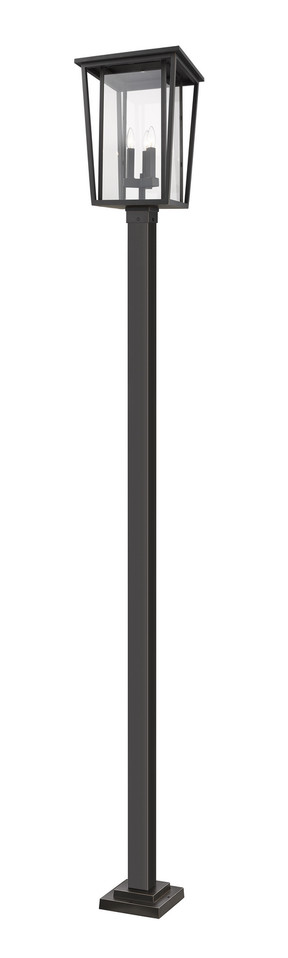 Z-Lite - 571PHXLS-536P-ORB - Three Light Outdoor Post Mounted Fixture - Seoul - Oil Rubbed Bronze