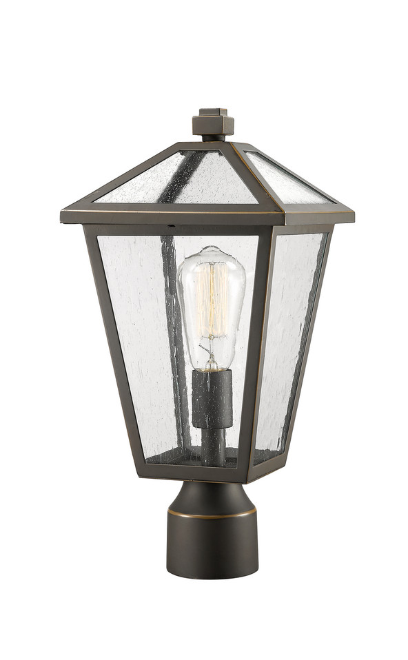 Z-Lite - 579PHMR-ORB - One Light Outdoor Post Mount Fixture - Talbot - Oil Rubbed Bronze