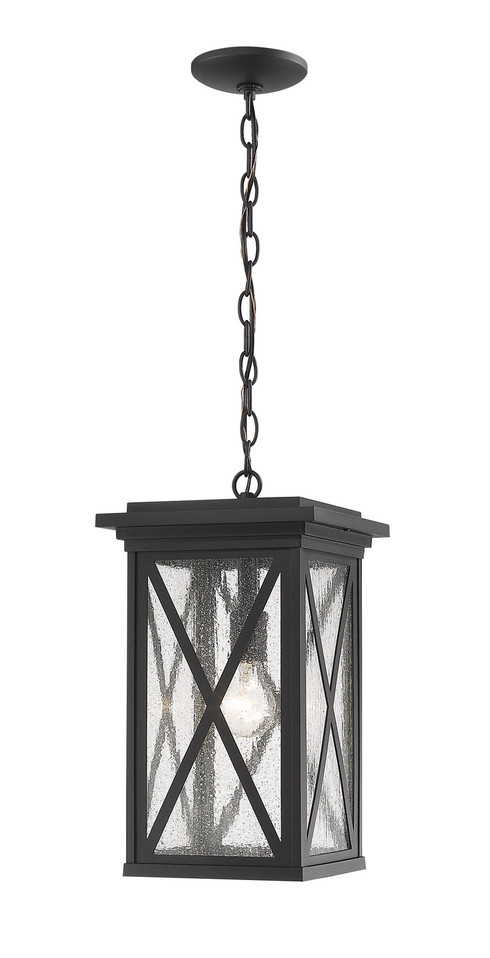 Z-Lite - 583CHB-BK - One Light Outdoor Chain Mount Ceiling Fixture - Brookside - Black