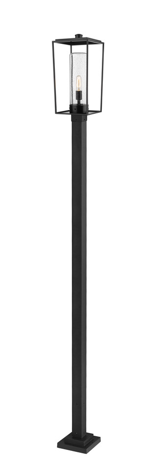 Z-Lite - 594PHBS-536P-BK - One Light Outdoor Post Mounted Fixture - Sheridan - Black