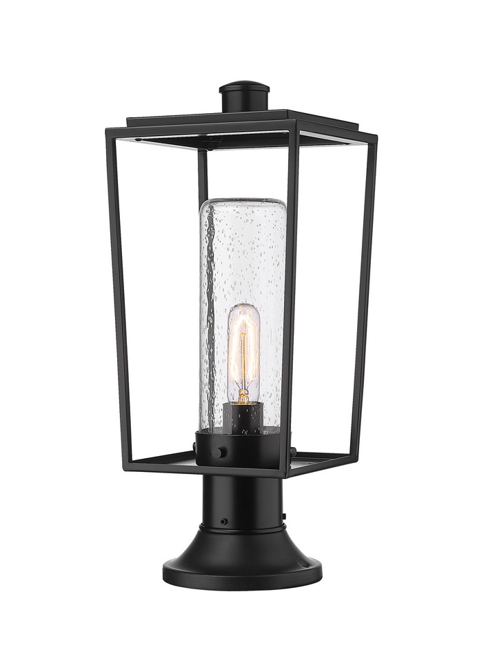Z-Lite - 594PHMR-553PM-BK - One Light Outdoor Pier Mounted Fixture - Sheridan - Black