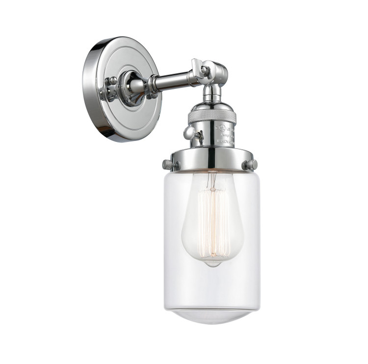 Innovations - 203SW-PC-G312-LED - LED Wall Sconce - Franklin Restoration - Polished Chrome