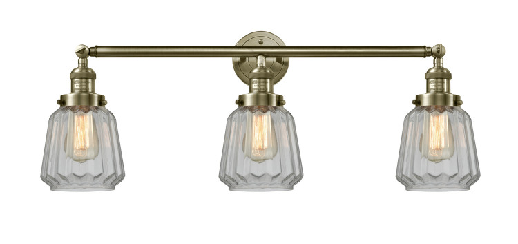 manufacturer_finish:Antique Brass|manufacturer_glass:Clear Chatham|light_output:220.00lm|color_temperature:2200K|cri:99