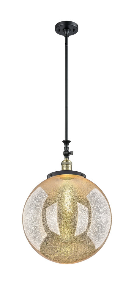 Innovations - 206-BAB-G208-16 - One Light Mini Pendant - Franklin Restoration - Black Antique Brass