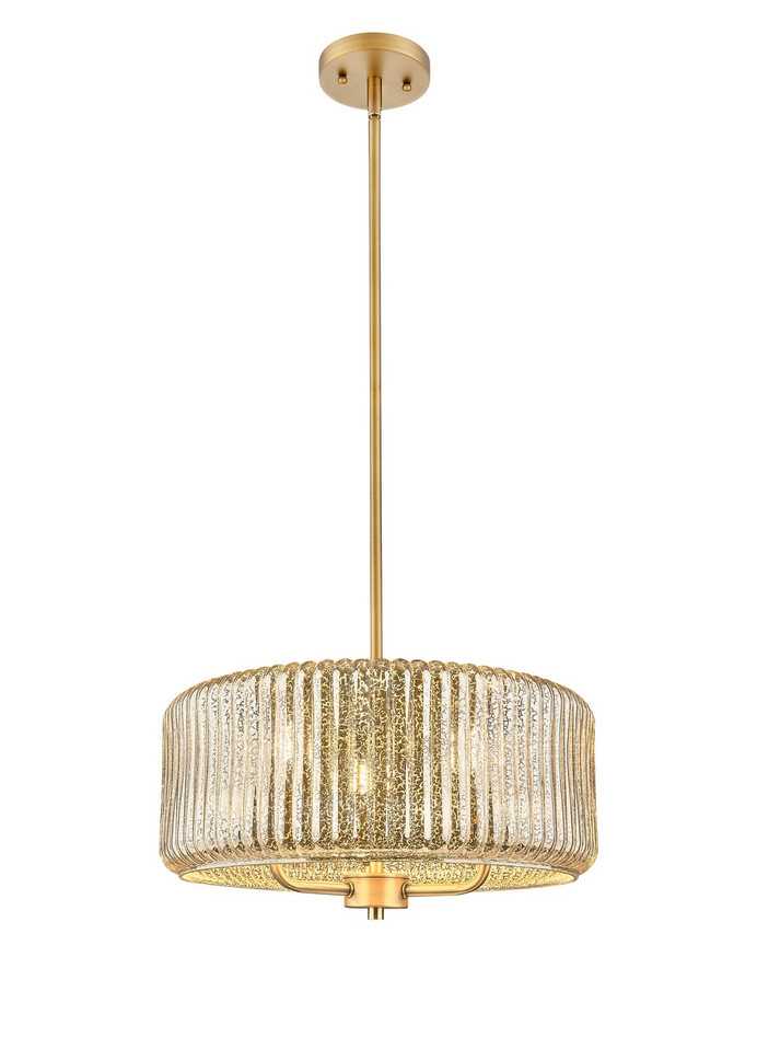 Innovations - 436-3S-BB-G436-16ME - Three Light Pendant - Ballston - Brushed Brass Innovations - 436-3S-BB-G436-16ME - Three Light Pendant - Ballston - Brushed Brass