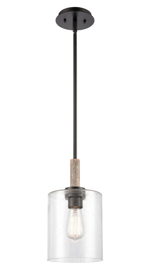 Innovations - 442-1S-BK-SDY-LED - LED Mini Pendant - Downtown Urban - Matte Black