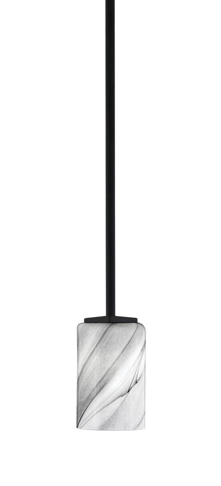 Toltec Lighting - 1201-MB-3009 - One Light Mini Pendant - Franklin - Matte Black