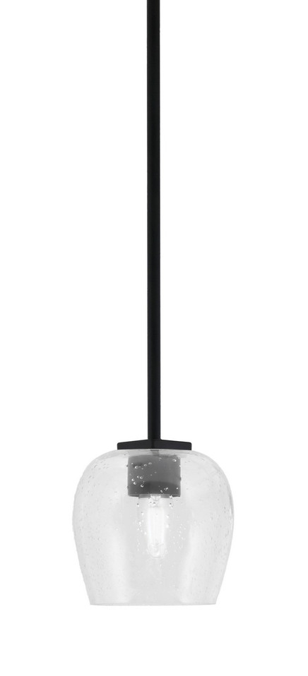 Toltec Lighting - 1201-MB-4810 - One Light Mini Pendant - Franklin - Matte Black