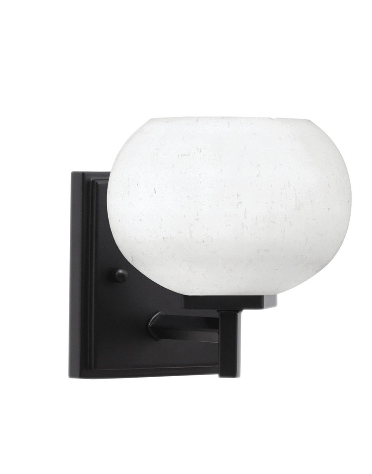 Toltec Lighting - 1211-MB-212 - One Light Wall Sconce - Franklin - Matte Black