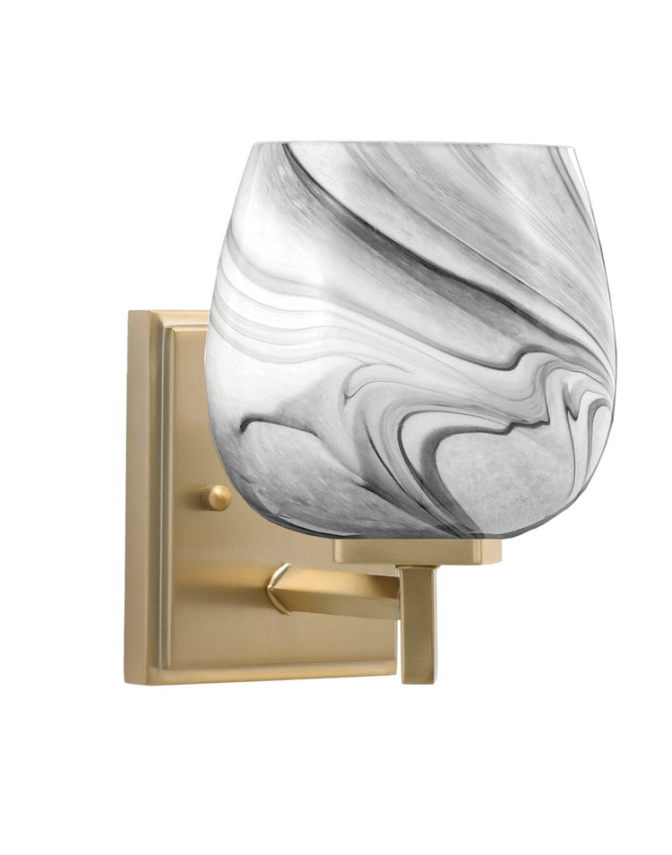 Toltec Lighting - 1211-NAB-4819 - One Light Wall Sconce - Franklin - New Age Brass