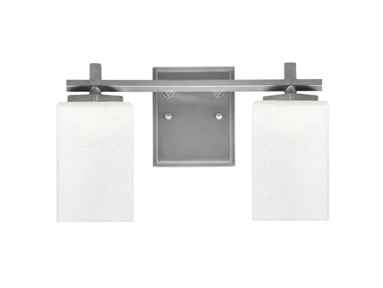 Toltec Lighting - 1212-GP-531 - Two Light Bath Bar - Franklin - Graphite