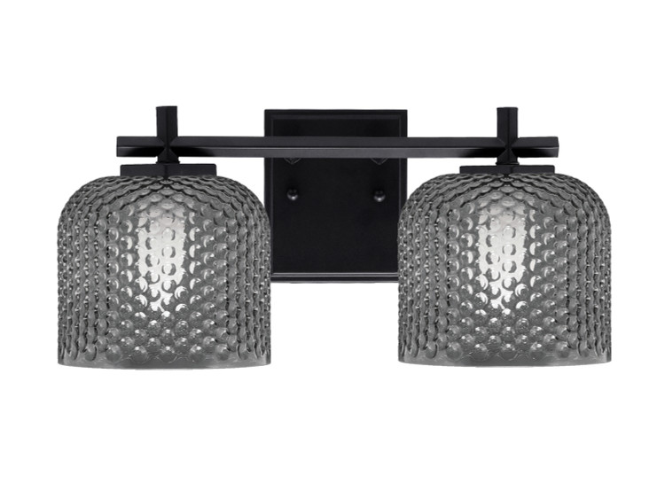 Toltec Lighting - 1212-MB-4612 - Two Light Bath Bar - Franklin - Matte Black