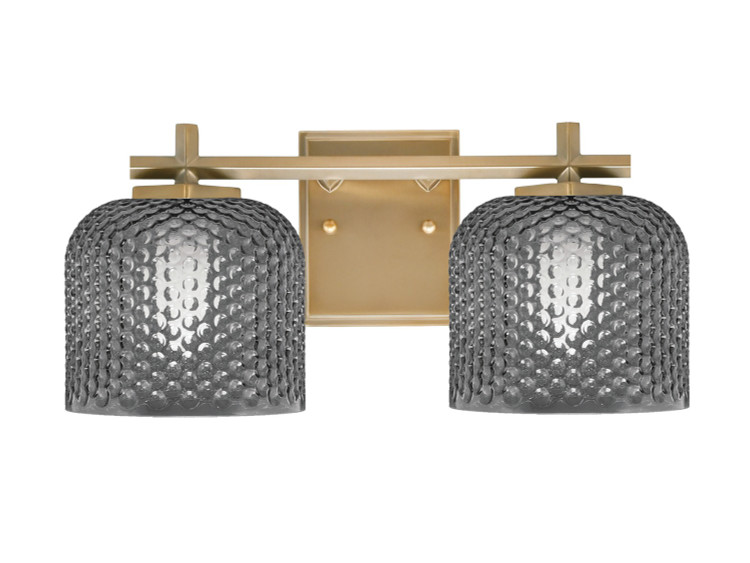 Toltec Lighting - 1212-NAB-4612 - Two Light Bath Bar - Franklin - New Age Brass