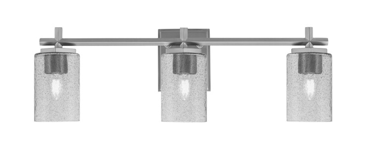 Toltec Lighting - 1213-GP-3002 - Three Light Bath Bar - Franklin - Graphite