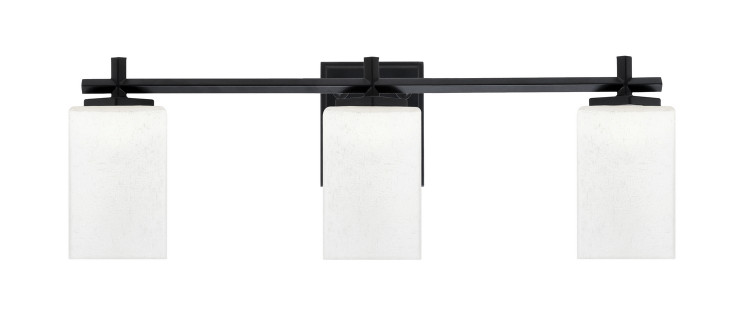 Toltec Lighting - 1213-MB-531 - Three Light Bath Bar - Franklin - Matte Black