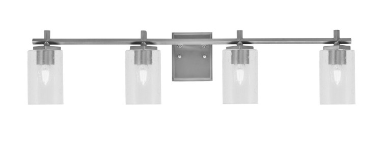 Toltec Lighting - 1214-GP-300 - Four Light Bath Bar - Franklin - Graphite