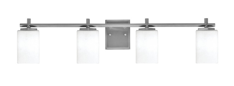 Toltec Lighting - 1214-GP-310 - Four Light Bath Bar - Franklin - Graphite