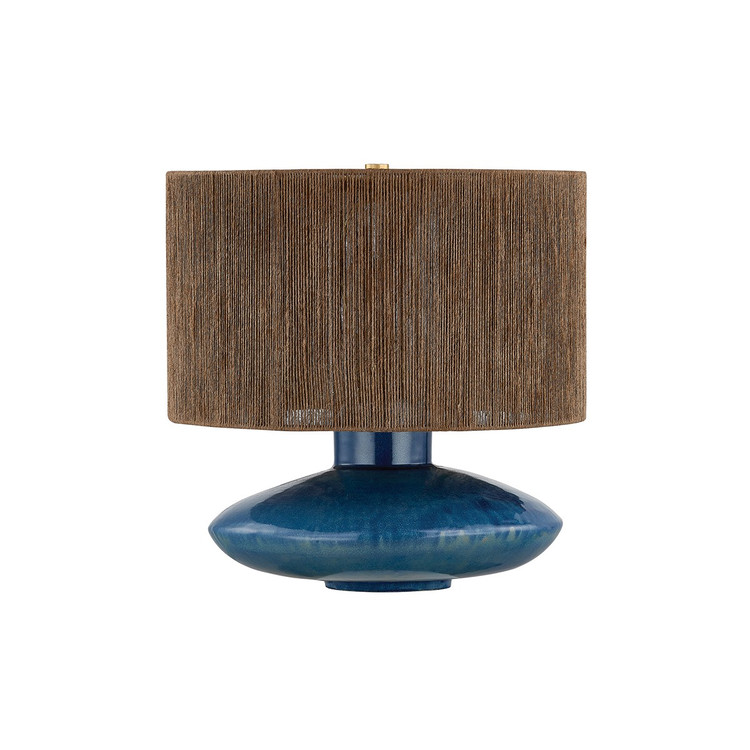 Mitzi - HL1034201-AGB/CSA - One Light Table Lamp - Enya - Aged Brass/Ceramic Shadow Amphora