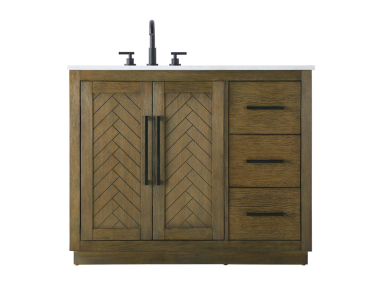 Elegant Lighting - VF29042HO - Bathroom Vanity - Chase - Hazel Oak