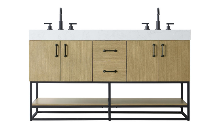 Elegant Lighting - VF29260DMHB - Bathroom Vanity - Caroline - Honey Brown