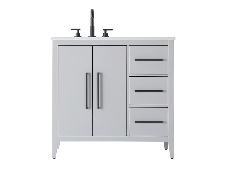 Elegant Lighting - VF29336GR - Bathroom Vanity - Millie - Grey