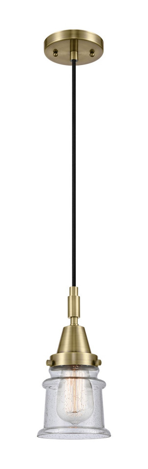 Innovations - 447-1P-AB-G184S - One Light Mini Pendant - Caden - Antique Brass