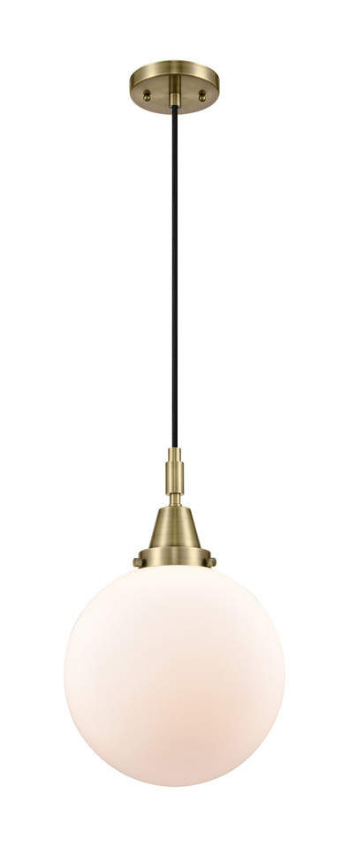 Innovations - 447-1P-AB-G201-10 - One Light Mini Pendant - Caden - Antique Brass