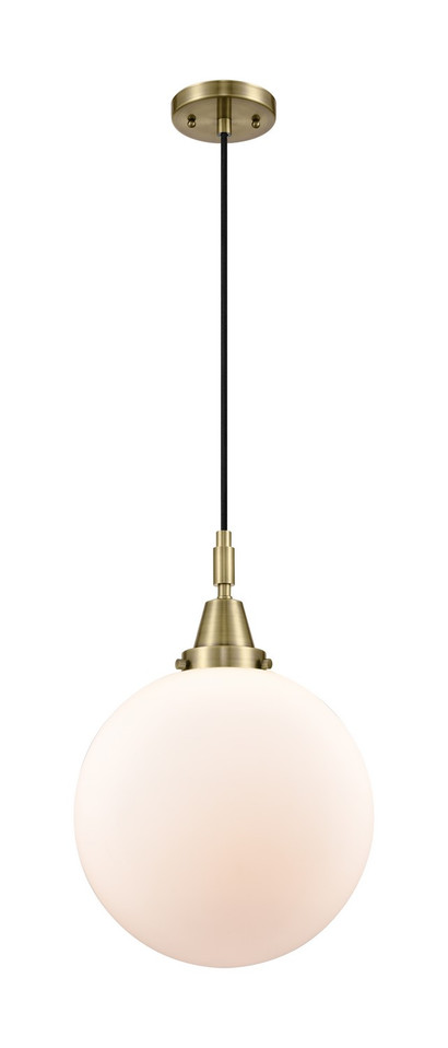 Innovations - 447-1P-AB-G201-12 - One Light Pendant - Caden - Antique Brass Innovations - 447-1P-AB-G201-12 - One Light Pendant - Caden - Antique Brass