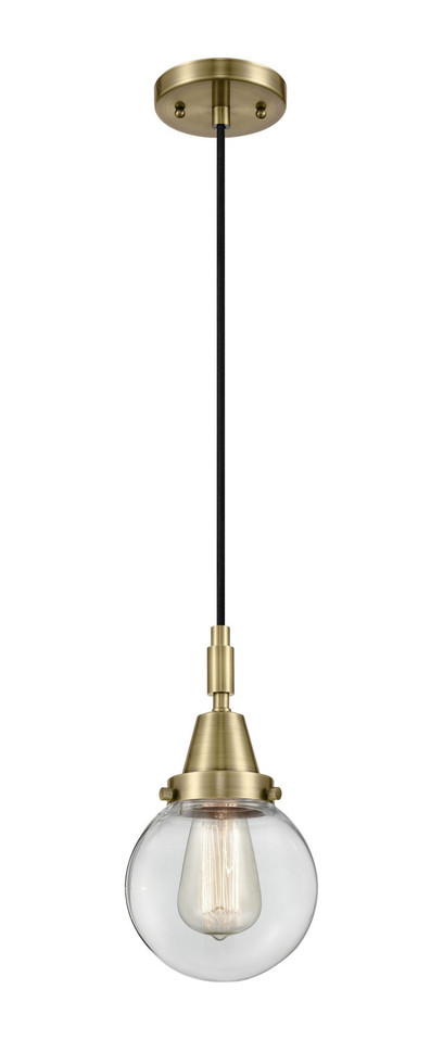 Innovations - 447-1P-AB-G202-6 - One Light Mini Pendant - Caden - Antique Brass