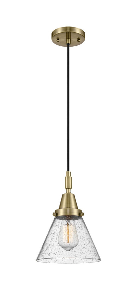 Innovations - 447-1P-AB-G44 - One Light Mini Pendant - Caden - Antique Brass