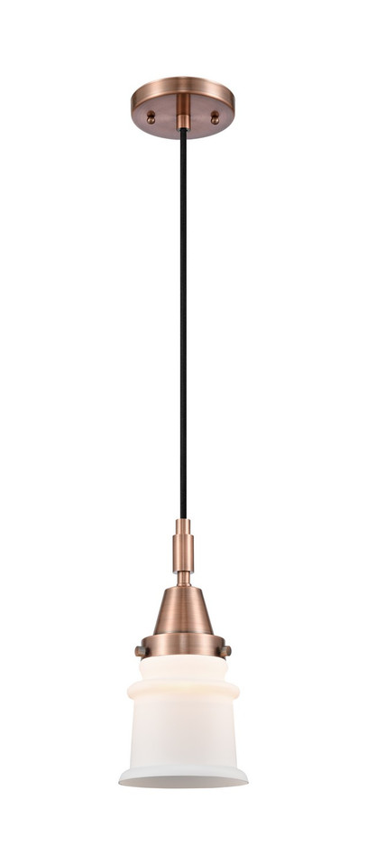 Innovations - 447-1P-AC-G181S - One Light Mini Pendant - Caden - Antique Copper