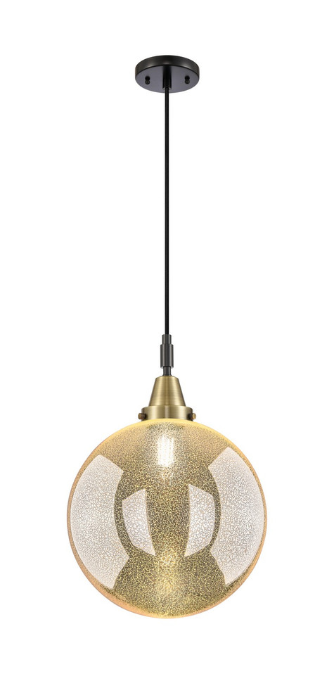 Innovations - 447-1P-BAB-G208-12 - One Light Pendant - Caden - Black Antique Brass Innovations - 447-1P-BAB-G208-12 - One Light Pendant - Caden - Black Antique Brass