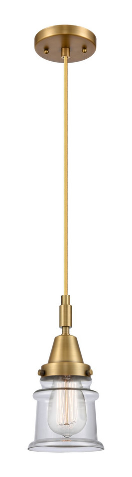 Innovations - 447-1P-BB-G182S - One Light Mini Pendant - Caden - Brushed Brass
