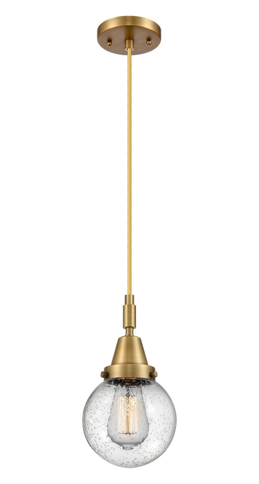 Innovations - 447-1P-BB-G204-6 - One Light Mini Pendant - Caden - Brushed Brass
