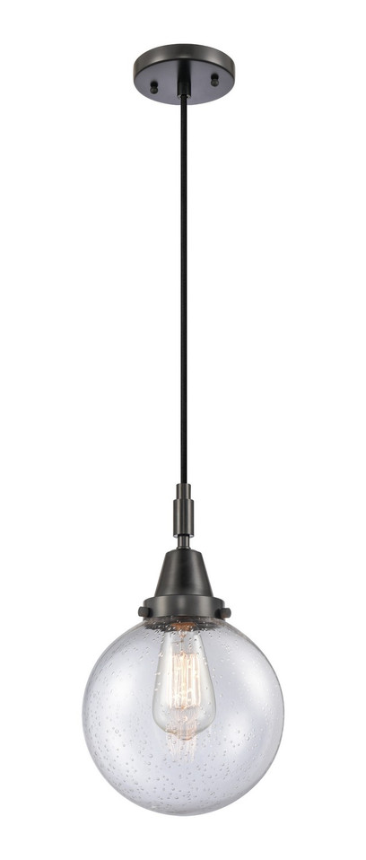 Innovations - 447-1P-BK-G204-8 - One Light Pendant - Caden - Matte Black Innovations - 447-1P-BK-G204-8 - One Light Pendant - Caden - Matte Black