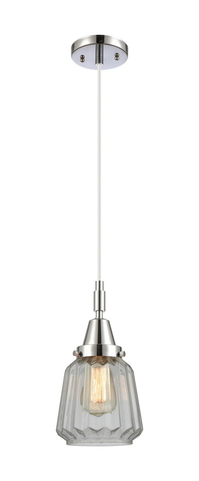 Innovations - 447-1P-PC-G142 - One Light Pendant - Caden - Polished Chrome Innovations - 447-1P-PC-G142 - One Light Pendant - Caden - Polished Chrome