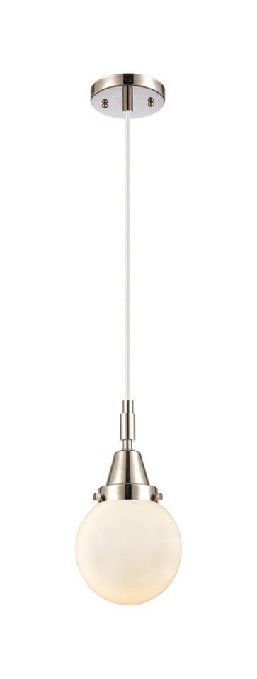 Innovations - 447-1P-PN-G201-6 - One Light Pendant - Caden - Polished Nickel Innovations - 447-1P-PN-G201-6 - One Light Pendant - Caden - Polished Nickel