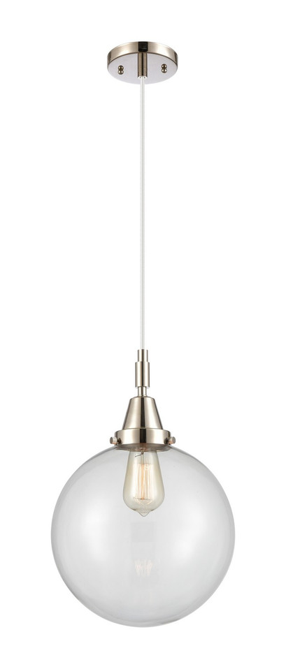 Innovations - 447-1P-PN-G202-10 - One Light Pendant - Caden - Polished Nickel Innovations - 447-1P-PN-G202-10 - One Light Pendant - Caden - Polished Nickel