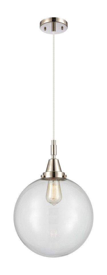 Innovations - 447-1P-PN-G202-12 - One Light Mini Pendant - Caden - Polished Nickel