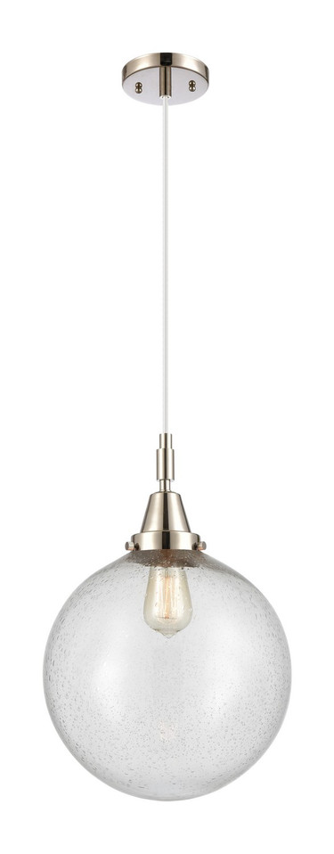 Innovations - 447-1P-PN-G204-12 - One Light Pendant - Caden - Polished Nickel Innovations - 447-1P-PN-G204-12 - One Light Pendant - Caden - Polished Nickel