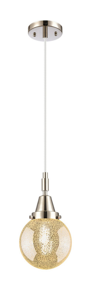 Innovations - 447-1P-PN-G208-6 - One Light Mini Pendant - Caden - Polished Nickel