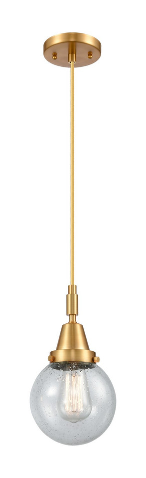 Innovations - 447-1P-SG-G204-6 - One Light Mini Pendant - Caden - Satin Gold