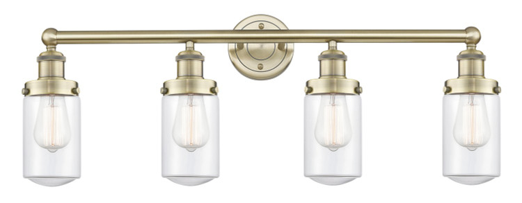 Innovations - 616-4W-AB-G312 - Four Light Bath Vanity - Edison - Antique Brass