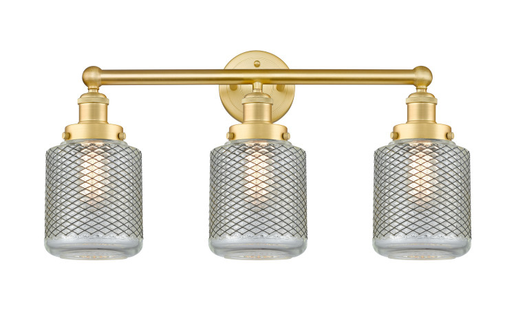 Innovations - 616-3W-SG-G262 - Three Light Bath Vanity - Edison - Satin Gold