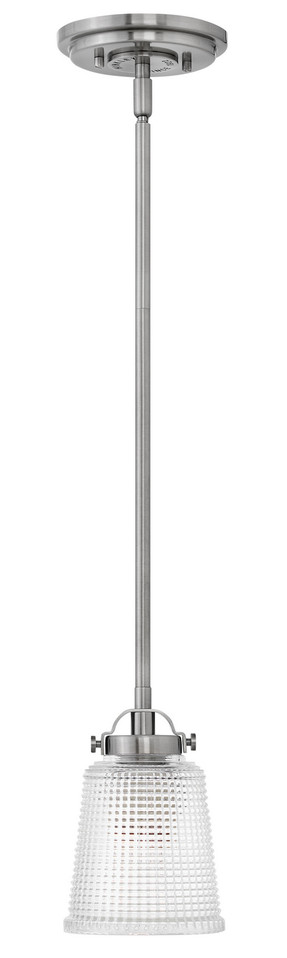 Hinkley - 5357PL - One Light Bath Pendant - Bennett - Polished Antique Nickel