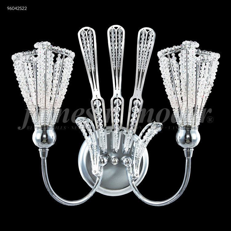 James R. Moder - 96042S22 - Two Light Wall Sconce - Jewelry - Silver
